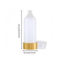 Translucent Hanging Sauce Bottle Large Capacity Sauce Press Bottle Tapered Bottom Food Container Easy to Clean for Restaurant Personnel