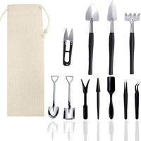 12 Pieces Succulent Plant Tool Set Mini Transplanting Gardening Tool Set for Indoor Gardening