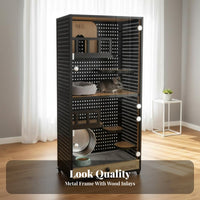 With Cooling System Chinchilla Villa Luxury Cabinet Design Indoor Pet Enclosure ampleLarge Space Small creature Habitat Ventilated Pegboard for Living Room, Bedroom, Home