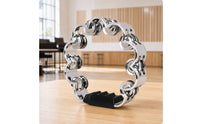 Tambourine Hand Held Handheld Tambourine Easy to Hold Percussion Instrument for Singers