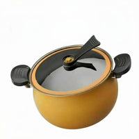 Induction and Gas Compatible Micro Pressure Cooker Non-Stick Nonstick Pressure Cooker Easy Cleaning Cooking Appliance Large Capacity for Stewing