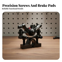 Mountain Bike Brake Caliper Good Heat Dissipation Trail Bike Disc Brake Caliper Replaceable Pads Easy Adjustment