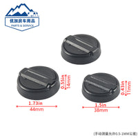 ABS Plastic Door Keyhole Fuel Tank Cover for Jeep Wrangler JL and Gladiator JT (2018-2024)