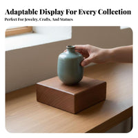 Thickened Design Solid Wood Display Block Versatile Pedestal Stand Sturdy Riser Set Enhanced Presentation for Collectors, Retailers, Tabletop Decoration, Countertops