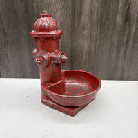 Resin Fire Hydrant Bird Feeder Vintage Garden Ornament