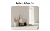 Italian type Storage Nightstand Minimalist Design Shaped Bedside Cabinet Modern Aesthetic Bedroom Furniture long-lasting Construction for Homeowners, Apartment Dwellers, Students, Small Spaces, Entryway