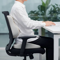 2 Pieces Support and Seat Pad Set Breathable Textile and Seat Pad Set For