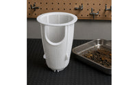 Reinforced Ribs Pool Filter Basket Wide Rim Tapered Filter Basket Tall Design Mesh Strainer