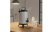Automatic Water Refill Dispenser Large Capacity Milk Tea Insulation Barrel Hot and Cold Beverage Urn Portable Handle for Parties