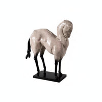 Resin Horse Sculpture Glossy Tabletop Decor Minimalist for Entryway, Homeowners