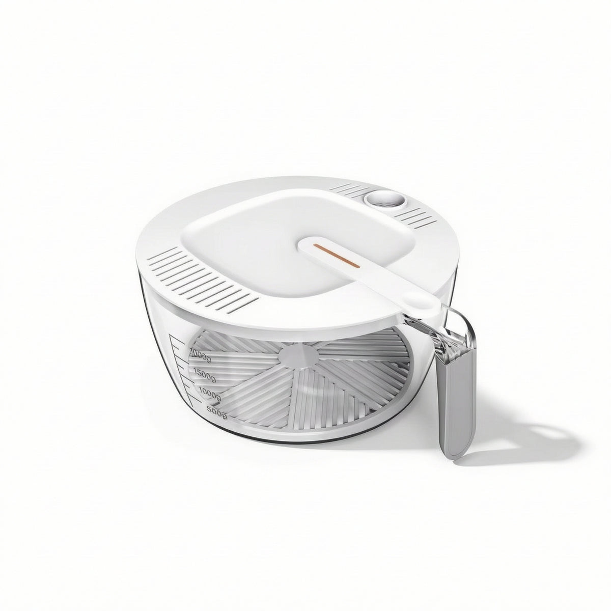 Draining Basket with Lid Handheld Vegetable Wash Drain Basket Vented for Kitchen