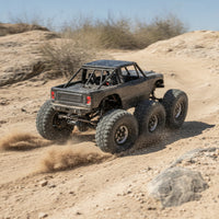 6 Pieces 1:12 1:16 RC Wheel and Tire Set Rugged Surface Design RC Wheels with Metal Hubs Rough-Terrain