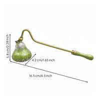 European Design Candle Snuffer Safely Extinguishes Flames Bell Candle Snuffer Prevents Smoke Bell Shaped Wick Extinguishing Tool No Beeswax Splatter for Wedding, Spa, Mindfulness Practice Studio