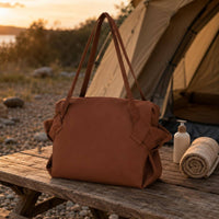 Large-Capacity Travel Storage Bag Side Gusset Carryall for Camping