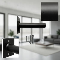 Space-Saving Wall-Mounted Weight Plate Holder Heavy-Duty Wall Mounted Plate Peg Compact for Home Gym Owners, Athletes, Fitness Studio