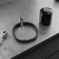 Three-Jaw Oil Filter Wrench Heavy-Duty Chain Design Oil Filter Wrench Secure
