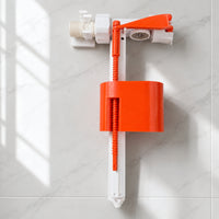 Wall-Mounted Toilet Cistern Fill Valve White Plastic Concealed Cistern Valve