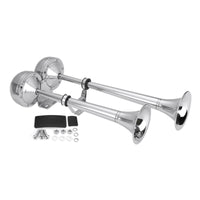 Electric Air Signal Stainless Steel Air Signal with Compressor Polished Silver