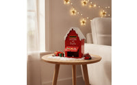 Christmas Mailbox Decorative Christmas Letter Mailbox Santa Letter Box Tabletop Holiday Accent Festive for Families, Entryway