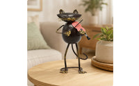 Metal Feline Figure Figurine Tabletop Cat Figurine Whimsical Ornaments for Desk