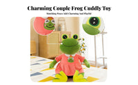 Stuffed Frog Doll Soft Material Frog Stuffed Doll Plaything Cute Collectible