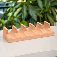 Sushi Taco Holder Compact Wooden Sushi Holder Elegant Stable for Home Chefs, Dinner Parties, Restaurants