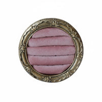 round Velvet Display Platter Elegant Design Retro Photo Prop Tray Baroque Style Trinket Dish for Photographers