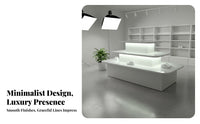Double-Sided Merchandise Stand Modern Design Multi-Layer Shoe Rack Stable Structure 3-Tier Lighted Display Table for Showrooms, Boutiques, Exhibitions