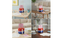 Educational Drawing Robot with Cards Tabletop Drawing Robot with Pens Smart Art Toy with Pens Child-Safe for Aspiring Artists, Home Learning