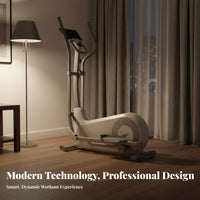 Elliptical Silent Home Elliptical Machine Compact Design Cross