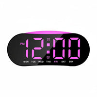 Multifunctional Multifunction Electronic Clock Date and Week Display LED Alarm Clock Minimalist Design Timekeeping Device Double Alarms for Office