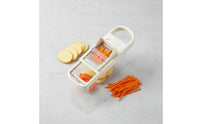 Stainless Steel Mandoline Cutter with Container Vegetable Grater Box Safety Potato Shredder Tool Rust-Proof