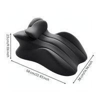 Multi-Purpose Prone Sleeping Pillow Skin-Friendly Textile Lounge Pillow for Phone Use Ergonomic Reading Angled for Gamers, Dorm Room