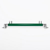 Chrome-Finished Double Bass Drum Pedal Connecting Rod Adjustable Double Kick Drum Pedal Connector Rod Clamp-Style Hardware Compatible for Drummers, Percussionists, Stage Rigs
