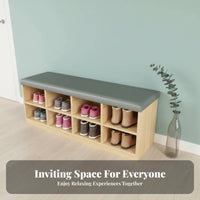 Multi-Functional Tufted raiseTop Ottoman Multifunctional Storage Bench Comfortable padding Upholstered Stool sturdy Wood Frame for Families, Homeowners, Adults, Entryway, Hallway, Bedroom, Commercial Spaces