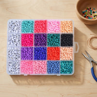 Complete Bead Bracelet Making Kit Allall-in-One Bracelet Making Kit Beginner-Friendly Colorful for Children, Beginners