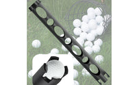 Detachable Golf Ball Picker Tube Plastic Golf Ball Collector Tube Cylindrical Sports Equipment Oval Openings