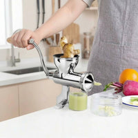 Stainless Steel Wheatgrass Juicer Easy to Clean Manual Wheatgrass Juicer