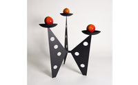 Tri-Armed Candlestick Retro 3 Arm Candle Holder Elegant for Entryway