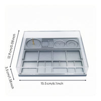Watch Parts Tray with Cover Watch Repair Tray with Lid Practical Compartmented Storage Box for Hobbyists