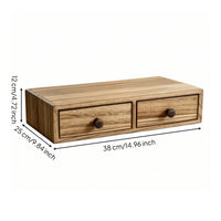 Coffee Machine Stand with Drawers Low Profile Drawer Sturdy Storage Box for Homeowners, Office Breakroom
