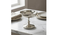 Stainless Steel Dessert Cup Central Stem Metal Sundae Bowl Reusable Household Tableware for Salad Serving