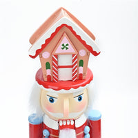 38cm Nutcracker Soldier Christmas Decoration Wooden