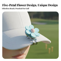 Golf Ball Marker Creative Design Hat Clip Ball Marker Great Gift Rhythm Er Shaped Hat Clip for Golfers, Women, Golf Activity, Outdoor