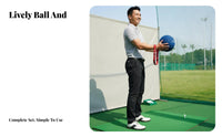 Portable Golf Posture Correction Ball Muscle Memory Development Golf Swing Practice Ball Adjustable Strap for Golfers, Indoor, Driving Range