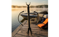 Outboard Motor Support Bracket Curved Cradle Outboard Motor Stand Coil Spring Boat Engine Support Bracket