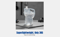 Foldable Water Bag, Outdoor Transparent Hydration Bladder, Portable for Camping, Cycling, Hiking
