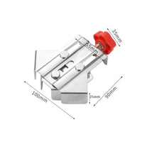 Metal Corner Clamp with Screw Mechanism Compact 90-Degree Clamp Adjustable Sturdy for Woodworking