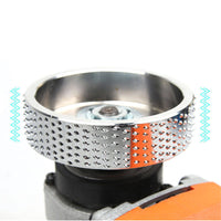 Abrasive Woodworking Grinding Wheel Knurled Angle Grinder Wheel Sharp Grinding Disc Heavy-Duty for Carvers, Workshop