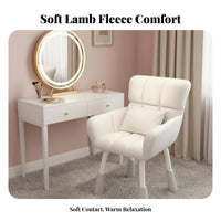 Height Adjustable Computer Chair Soft Upholstery Adjustable Study Armchair